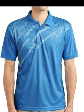 EUC Ben Hogan Men's Blue Performance Polo Golf Shirt
